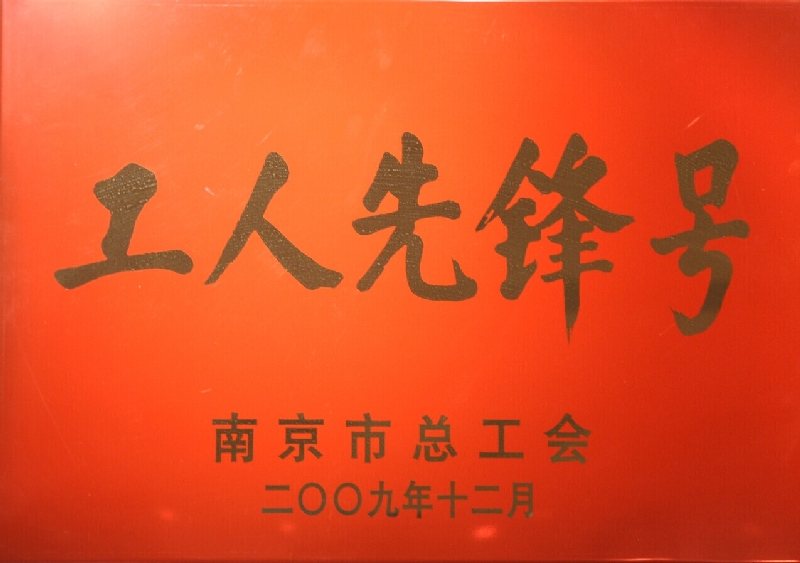 2009年度南京市工人先鋒號(hào)